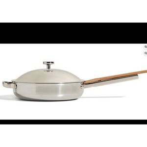 Titanium Always Pan Pro - 10.6" (2.8 Qt) No-Coating Nonstick Skillet | Tri-Ply T